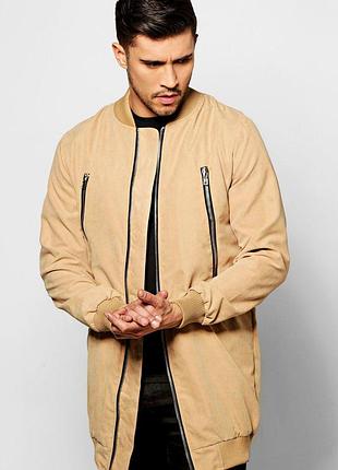 Супер стильний легкий бомпер подовжений , куртка з великими кишенями boohoo