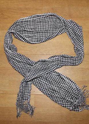 Шарфік в клітинку , шарф bijenkorf
