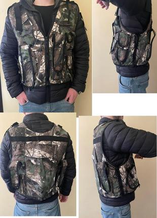 Разгрузка тактическая, жилет разгрузочный высокого качества, рпк,  расцветка "дубок".