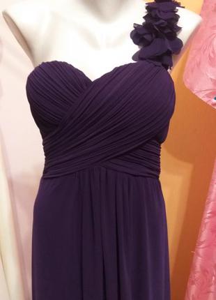 Фиолетовое нарядное вечернее платье ever pretty новое.4 фото