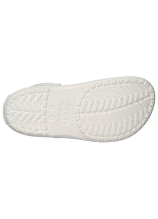 Женские сабо crocs crocband platform clog кроксы на платформе белые 205434 white5 фото