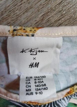 Платье сарафан с тиграми идеал h&m 8-10л5 фото