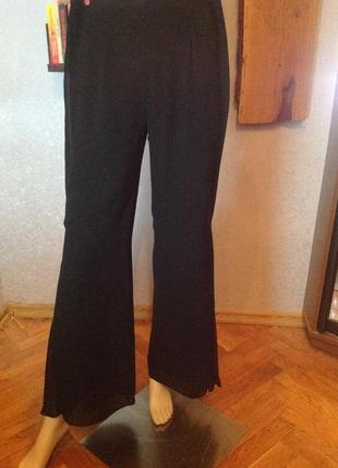 Элегантные брюки - палаццо с гофрированными вставками, р. 38-401 фото