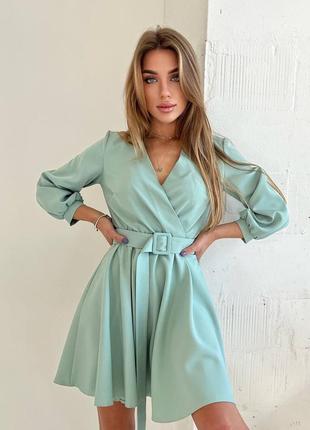 Сукня кльош міні є в 5ти кольорах