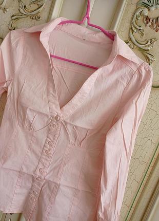 Стильна сорочечка класичного крою натуральна тканина