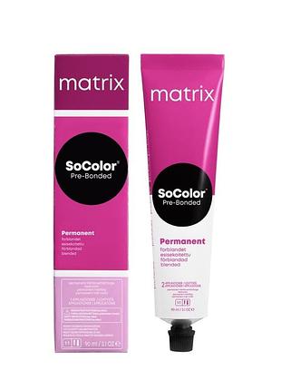Стійка крем-фарба для волосся matrix soсolor beauty (pre-bonded permanent) 6n, 90 мл фарба матрикс
