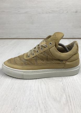 Оригінальні шкіряні кеди filling pieces4 фото