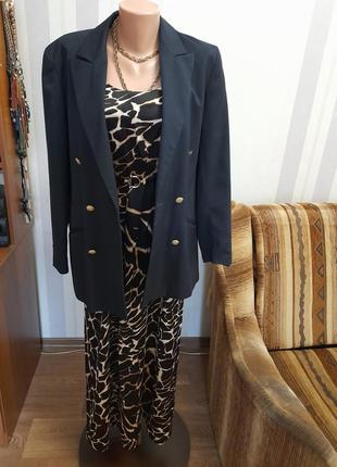 Шовкова сукня шелковое платье макси принт леопард10 фото