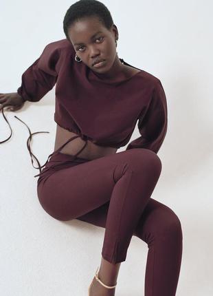 Жіночі брюки-штани з високотехнологічної тканини zara