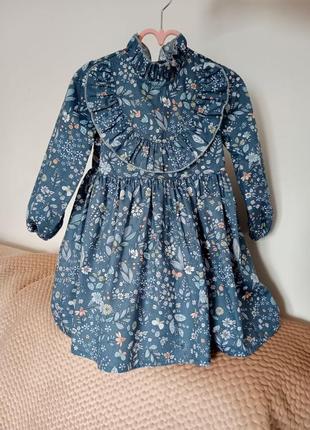 Сукня з воланчиками з бавовни