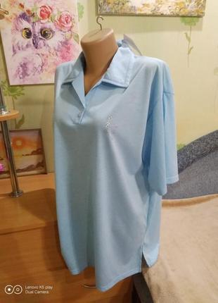 Футболка-поло-оверсайз-літо - нов.- батал