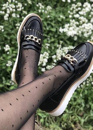 Лоферы туфли женские балетки туфли, лофери zara  макасіни балетки ботинки кроссовки кеды