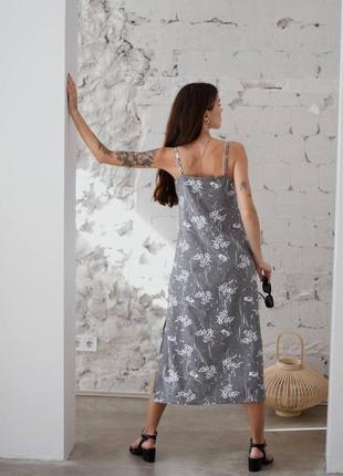 Платье-комбинация, серый8 фото