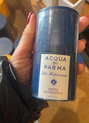 Туалетная вода унисекс acqua di parma blue mediterraneo mirto di panarea