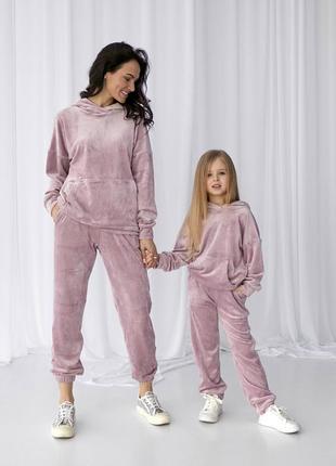 Дитячий велюровий костюм кенгуру 💗