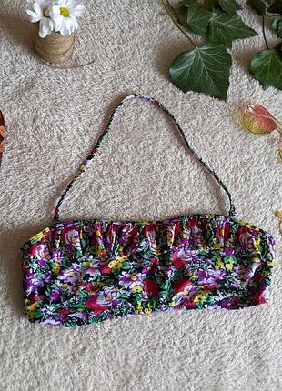 Лиф бандо в цветы 14(42)