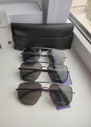 Фирменные мужские солнцезащитные очки thom richard polarized9 фото