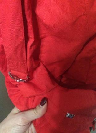 Красная  ветровка airfield легкая курточка4 фото