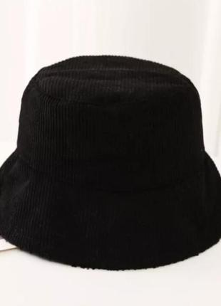 Панама вельвет двостороння коричнева 2, унісекс