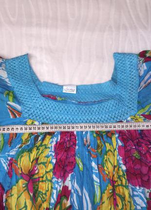 Яркое летнее платье d-india oversize. 4