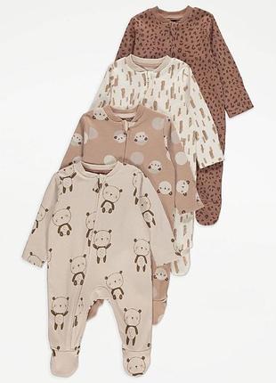 Слип на молнии george размер 12 мес