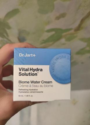 Увлажняющий легкий крем для лица dr. jart+ vital hydra solution biome water cream, 50 мл2 фото
