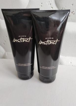 Шампунь гель мужской эйвон instinct avon