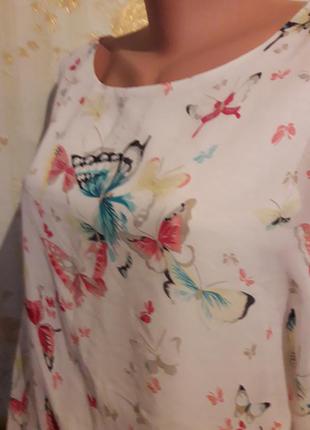 Шикарная блуза блузочка свободного покроя из германии2 фото