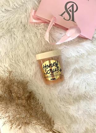 Набір лосьйон скраб honey lotion honey scrub pink victoria's secret вікторія сікрет5 фото