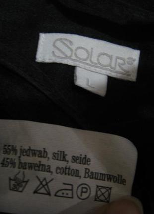 12 м 40 черная классическая шелковая блуза на бретельках 55% шелк5 фото