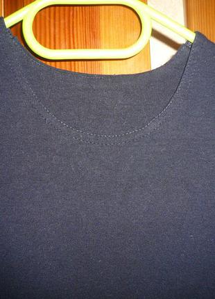 Сарафан школьный трикотаж  синий m&s спенсер 5-6 лет 116 см2 фото