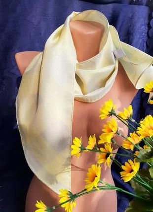 Margaret howell шарф с косыми концами 100% натуральный шелк шов роуль винтаж шарфик-лента маргарет хауэлл1 фото