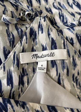 Madewell шелковое платье слип легкое9 фото