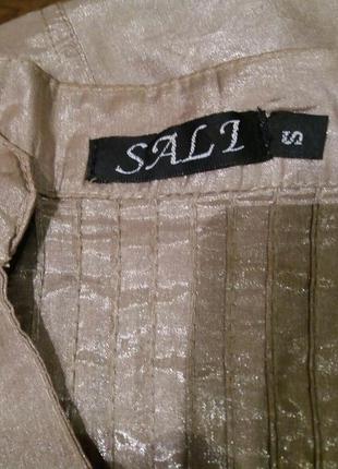 Женская туника золотистого цвета salj3 фото