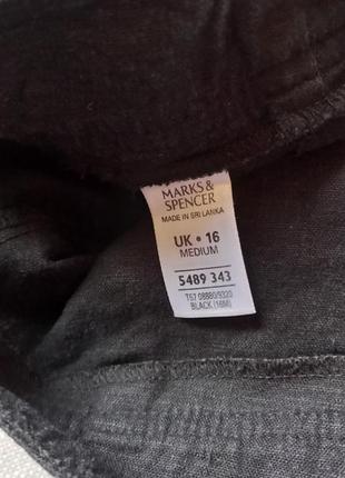 Marks&spenser кюлоты, смесевый лен как новые, футболка в подарок8 фото