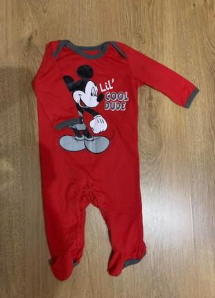 Чоловічок для хлопчика на 0-3 міс. disney в ідеальному стані