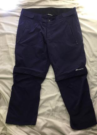 Брюки-шорты немецкие темно синие skogstaf штаны спортивные2 фото