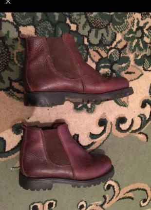 Ботинки, кожаные