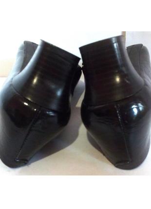 Стильные лаковые кожаные туфли от бренда hotter, р.38 код t38468 фото