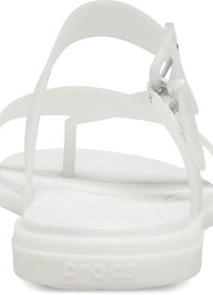 Шлепки crocs tulum translucent toe post