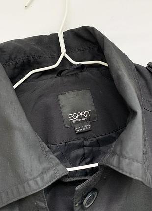 Плащ, тренч, чорний, еспріт, esprit 9