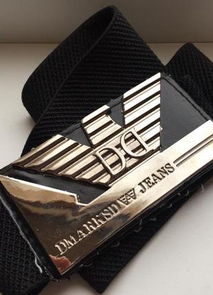 Ремень чёрный на липучке