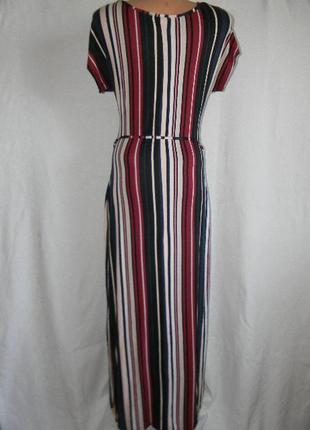 Распродажа!!! длинное трикотажное платье в полоску debenhams4 фото