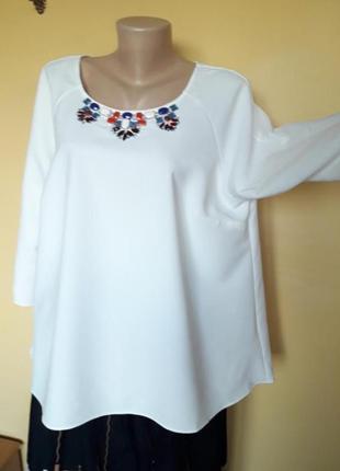 Шикарна нарядна блуза ,туніка3 фото
