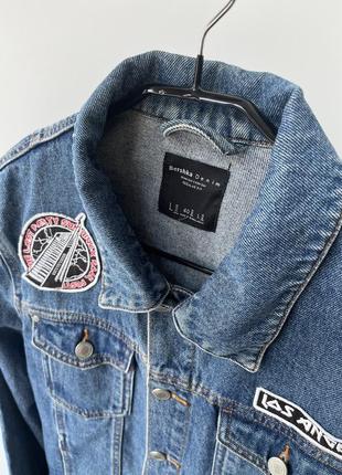 Bershka premium denim jacket куртка джинсова джинсовці денім3 фото