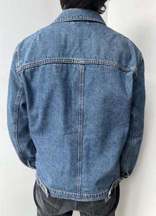 Bershka premium denim jacket куртка джинсова джинсовці денім6 фото