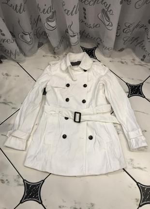 Тренч zara basic 2