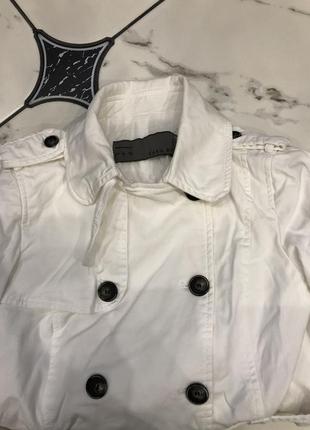 Тренч zara basic 3