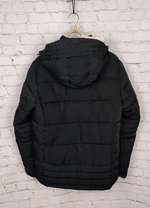 Куртка мужская зимняя парка черная теплая на пуговицах tom tailor2 фото