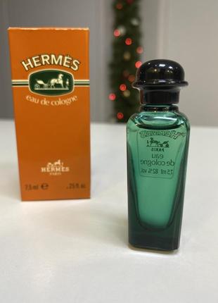 Вінтаж/оригінал мініатюра hermes - eau de cologne/7,5 мл.2 фото